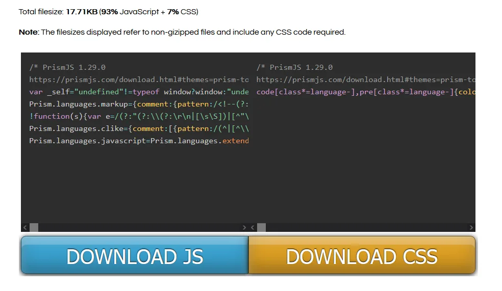 prism-js-download