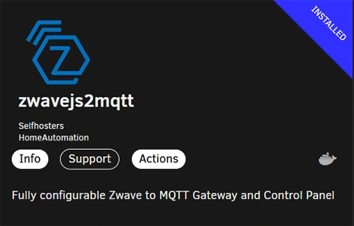 ZWavejs2mqtt in the Unraid App Store